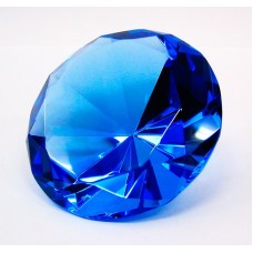 Кристалл синий 3 см. (хрусталь)