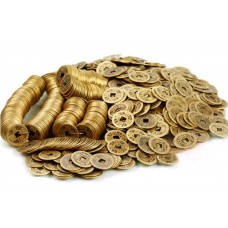 Бронзовые монеты для денежного дерева 200 шт.