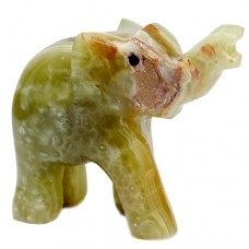 Сувенир из оникса "Слон" 7,5 см.