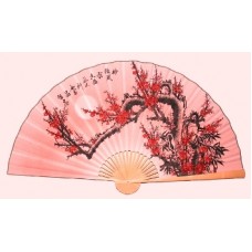 Веер настенный "Сакура" розовый 90х160 см
