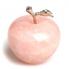 Яблоко из розового оникса 4см