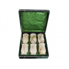 Набор стопок из Камня Оникс в подарочной упаковке 5х7,5 см