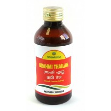 Брами массажное масло, Нагарджуна, 200мл. Nagarjuna Brahmi Thailam