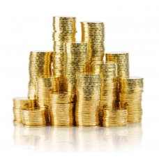 Золотые монеты для денежного дерева Фен-шуй. 200 шт.